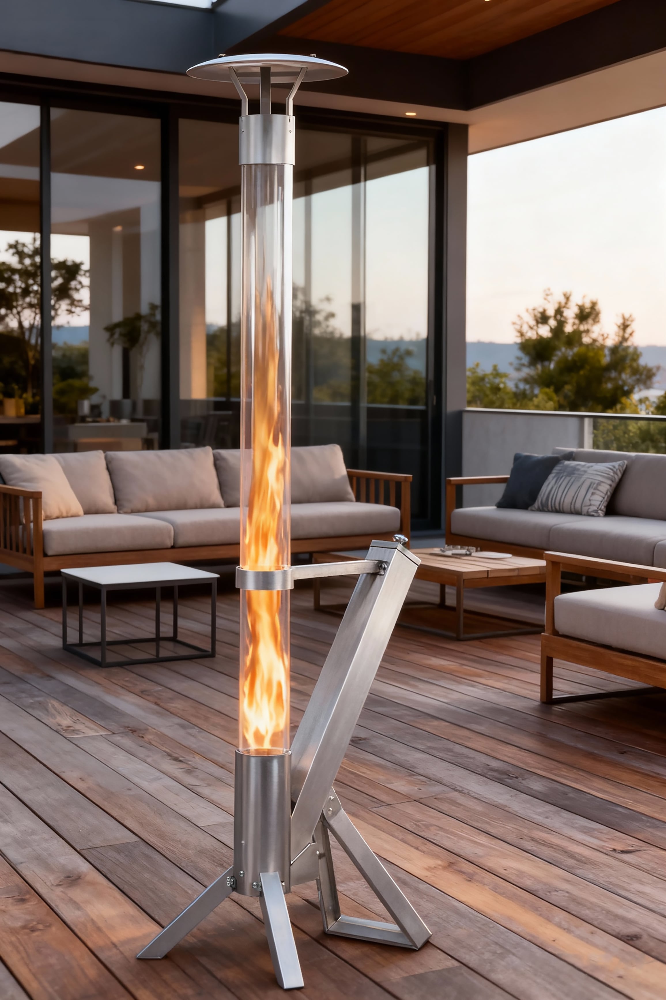 Lounge Pellet Heater BPH-R80 + Reflector